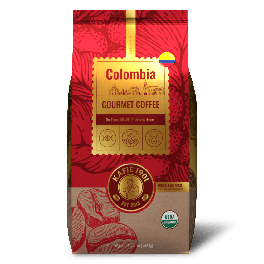 Kafie 1901 Colombia Gourmet Coffee — 1 lb bag included in the sampler