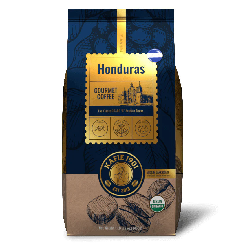 Kafie 1901 Honduras Organic Coffee — 1 lb bag included in the sampler
