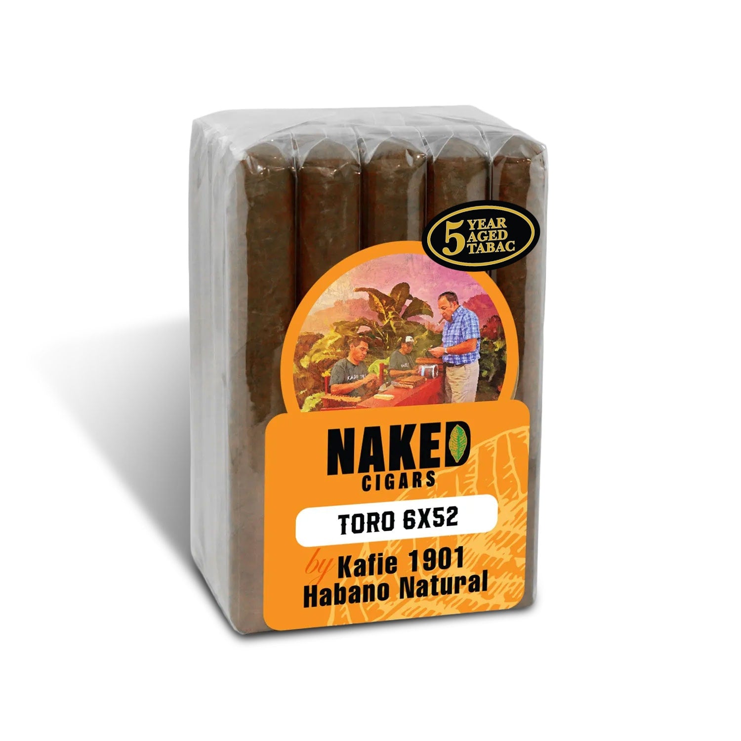 Naked Cigars by Kafie 1901 Habano Natural Bundle