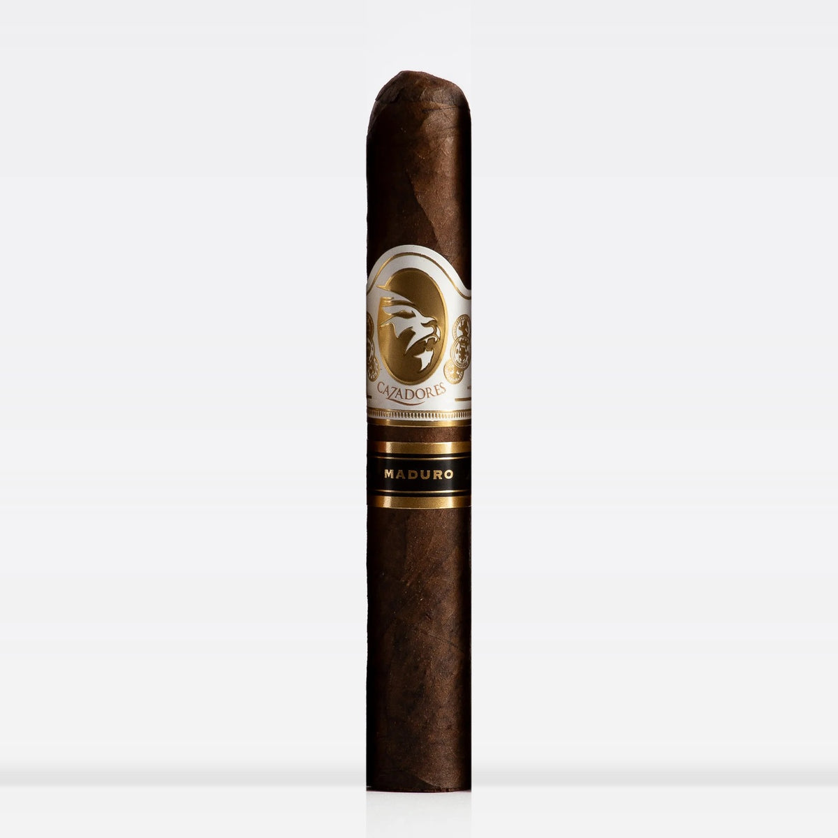 La Aurora Cazadores Maduro cigar with dark Indonesian maduro wrapper