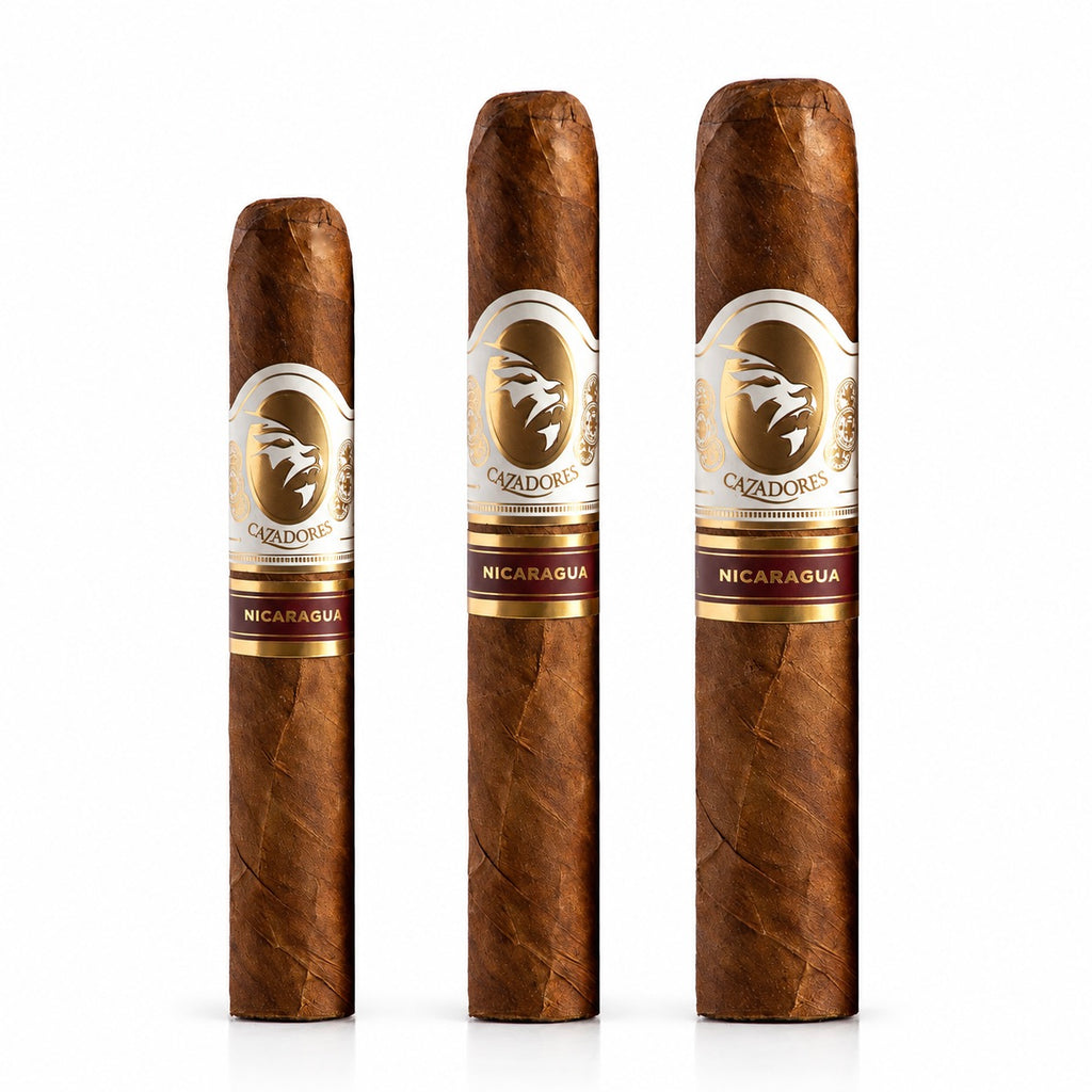La Aurora Cazadores Nicaragua cigars in Robusto, Toro and Gordo sizes